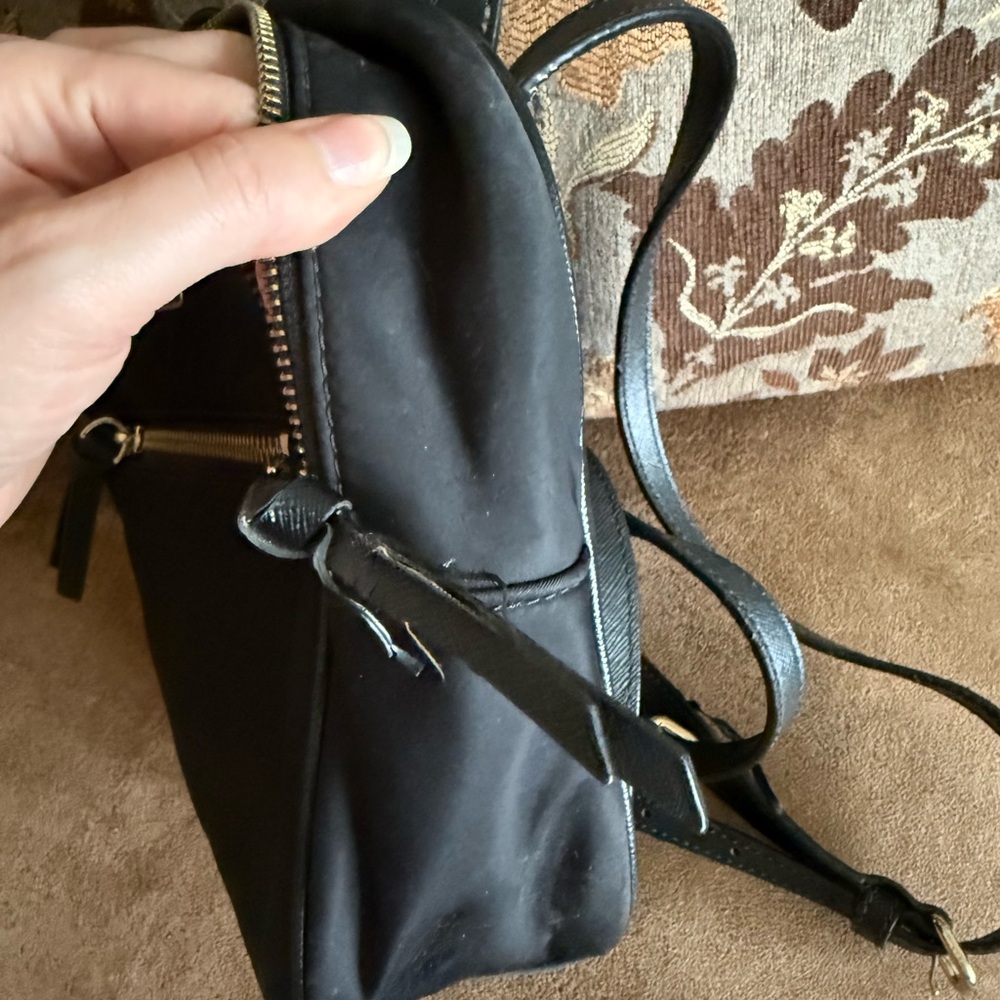Kate Spade Elegant Black Mini Backpack - Picture 5 of 6
